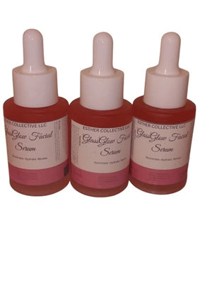 GlassGlow Facial Serum – Illuminate. Hydrate. Renew.