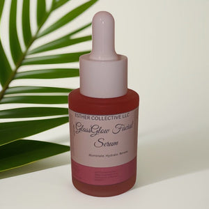 GlassGlow Facial Serum – Illuminate. Hydrate. Renew.