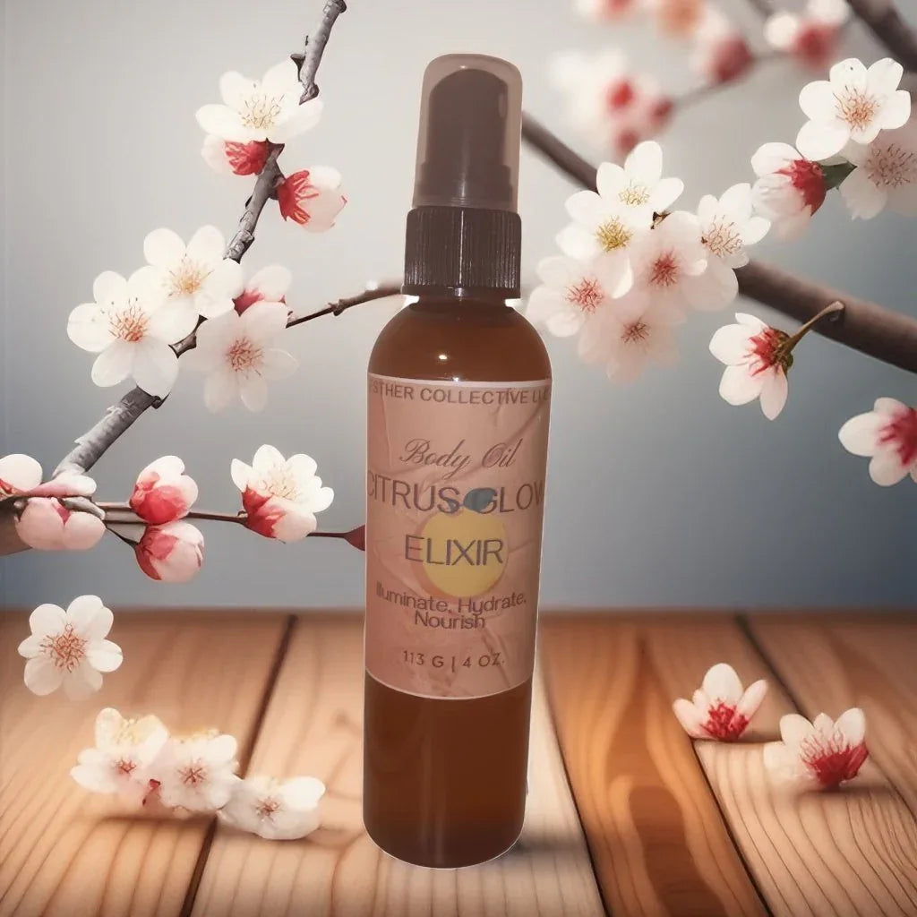Citrus Glow Elixir – Brightening & Hydrating Skincare & Hair Oil - Esther Collective store