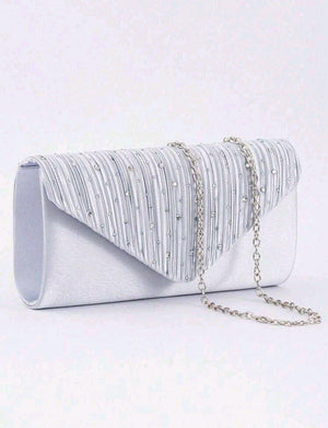 Radiant Elegance Rhinestone Set – Sparkling 3-Piece Jewelry & Clutch Set for Formal Events by Esther Collective store