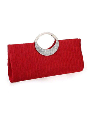Elegant Charm 4-Piece Accessory Set – Chic Red Handbag & Jewelry Set for Women by Esther Collective store
