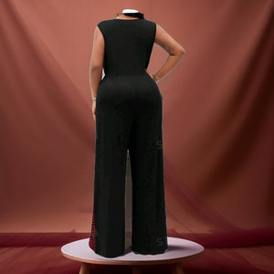 Geometric Elegance Mermaid Dress