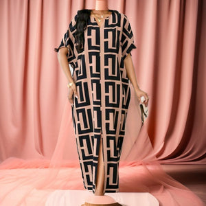 Lady Autumn and Winter Elegant Casual Work Party Dress