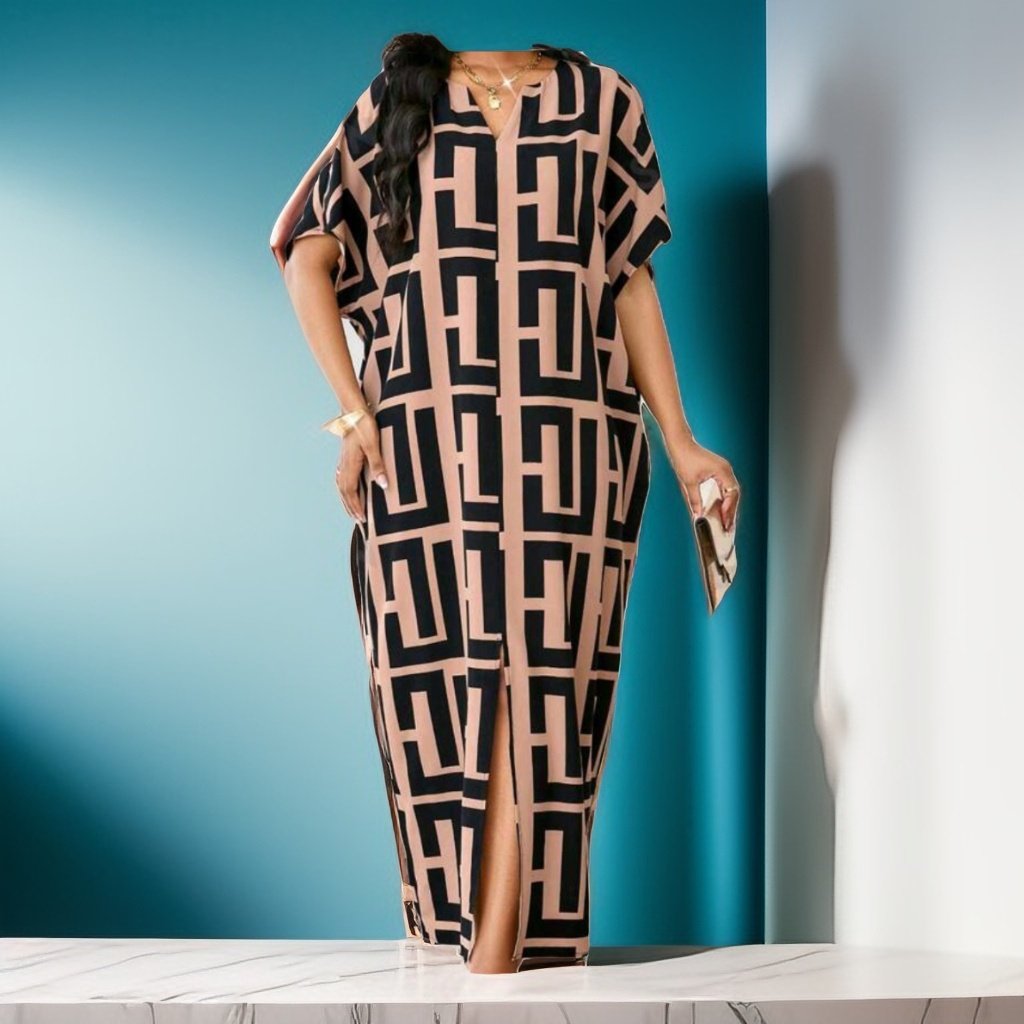 Lady Autumn and Winter Elegant Casual Work Party Dress