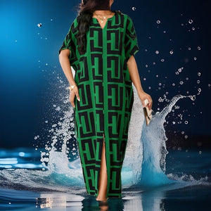 Lady Autumn and Winter Elegant Casual Work Party Dress