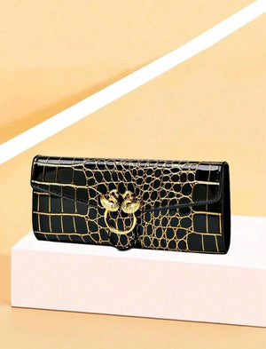Bloom Chic Tri-Fold Wallet for Women โ Elegant Floral Design & Large Capacity - Esther Collective store