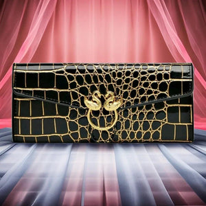 Bloom Chic Tri-Fold Wallet for Women โ Elegant Floral Design & Large Capacity - Esther Collective store