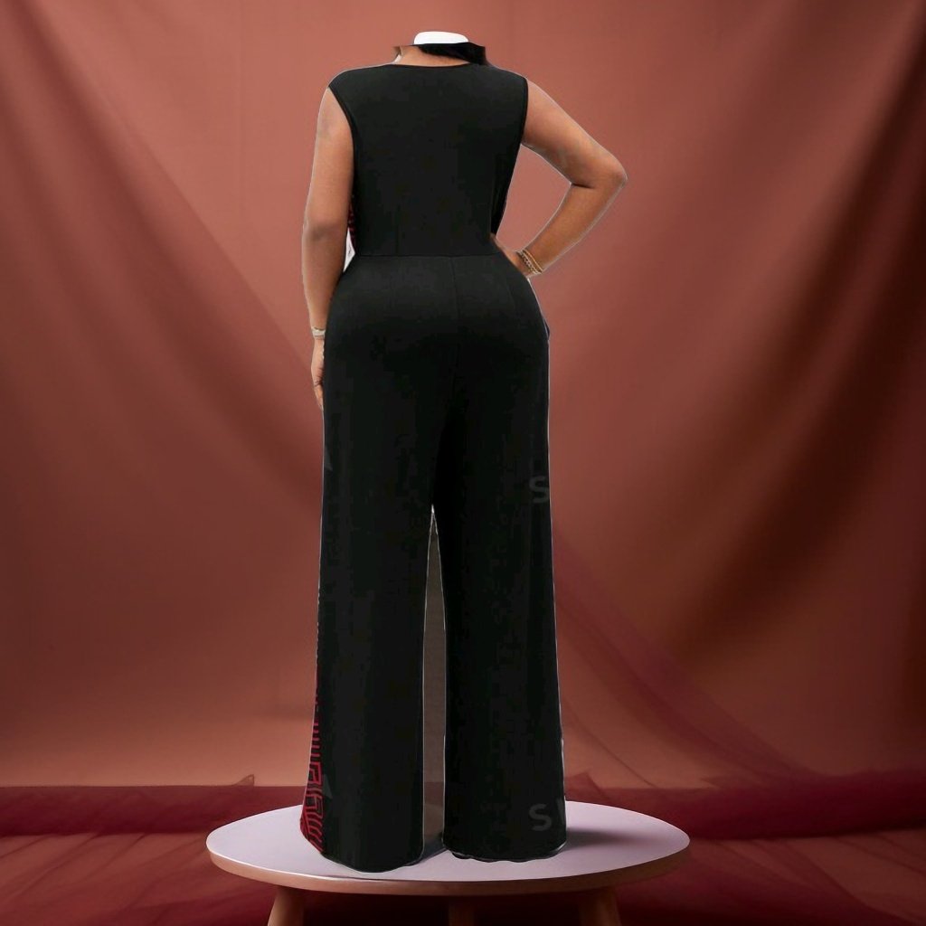 Vibrant Elegance Maxi Set – Flattering Colorblock Outfit for Tall Women by Esther Collective store