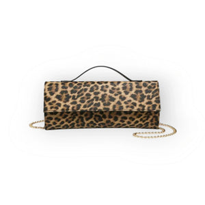 Chic Leopard Print Top Handle Bag – 2-Way Animal Print Handbag for Stylish, Everyday Elegance - Esther Collective store