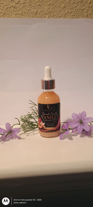 Sweet Fruity Vanilla Shimmering Body Oil by Esther Collective store