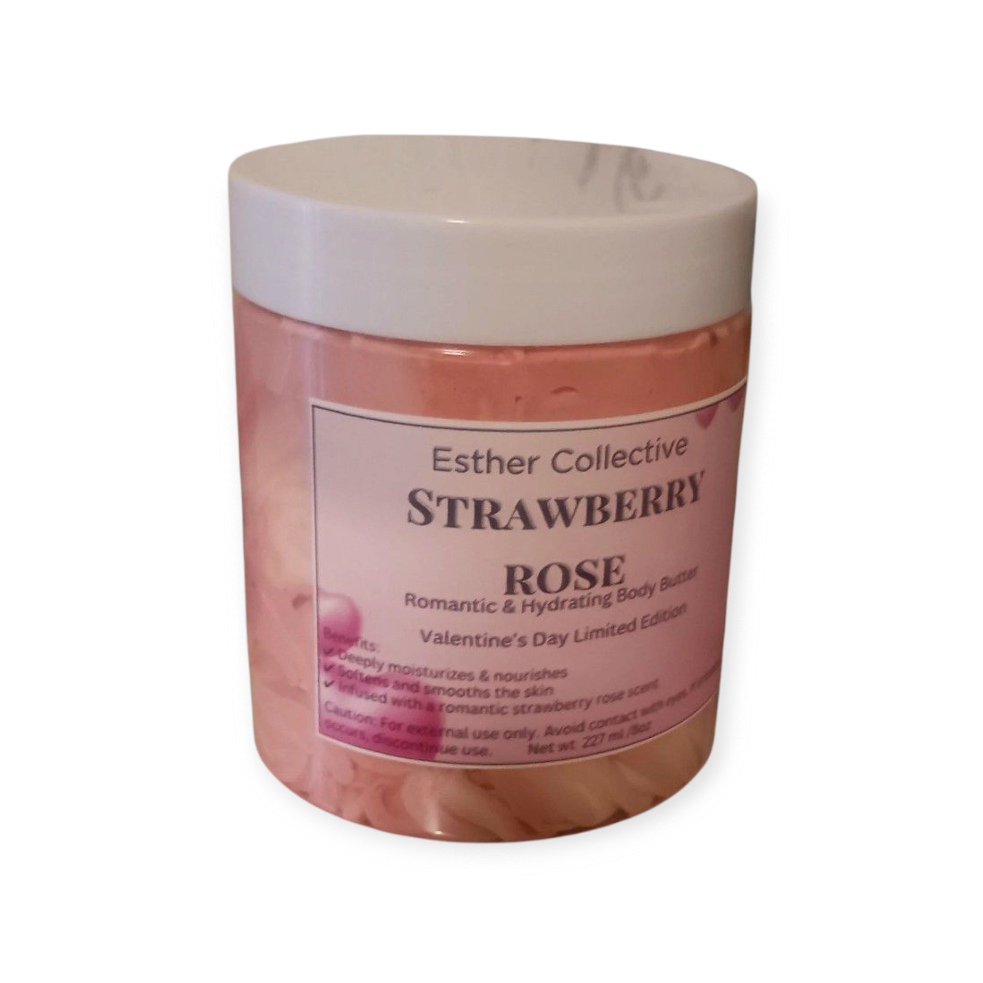 Strawberry Rose Body Butter – Deeply Hydrating, Luxuriously Scented Skincare | Available in 4oz & 8oz