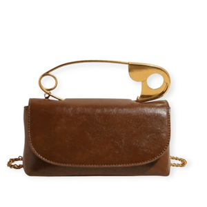 TikTok Trendy Vintage Shoulder Bag with Brooch – Chic Handbag & Crossbody for Women by Esther Collective store