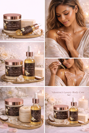 Valentine's Glow Ritual Body Set — 3-Piece Luxury Set in 4 Romantic Scents by Esther Collective