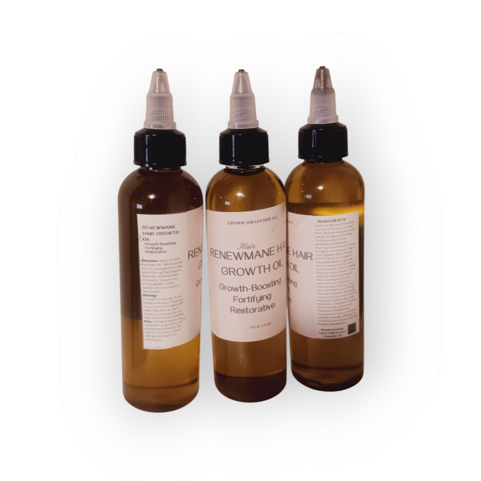 RenewMane Hair Nourishing Oil – Strengthening & Revitalizing Natural Hair Oil | Esther Collective LLC