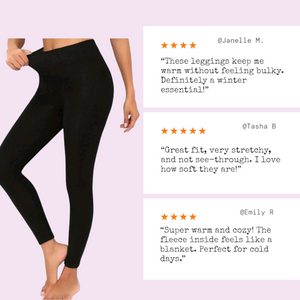 🔥 Thermal Fleece-Lined Winter Leggings – Ultimate Warmth & Comfort by Esther Collective store