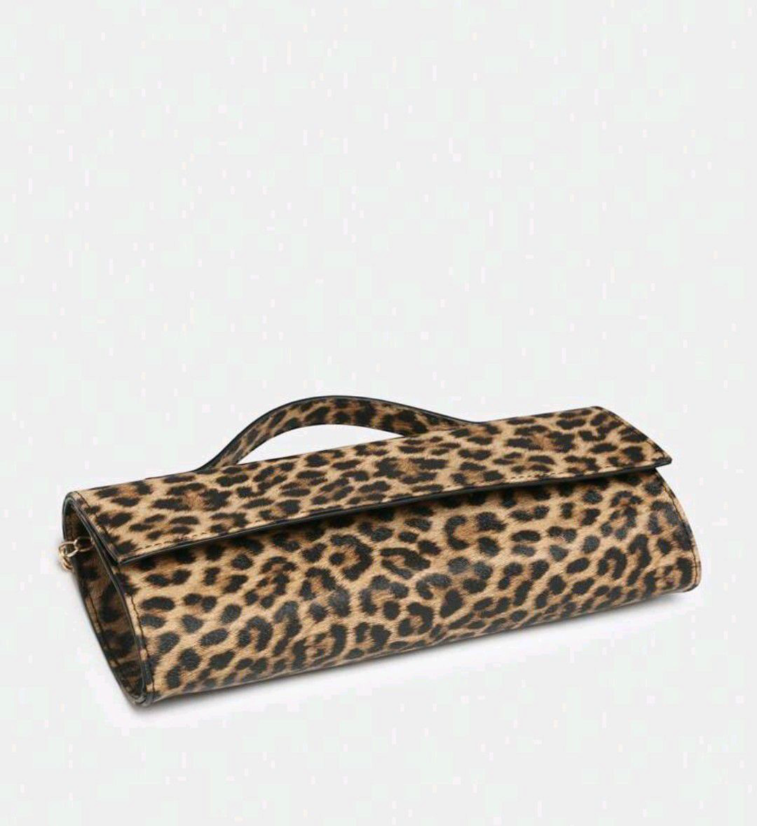 Chic Leopard Print Top Handle Bag – 2-Way Animal Print Handbag for Stylish, Everyday Elegance