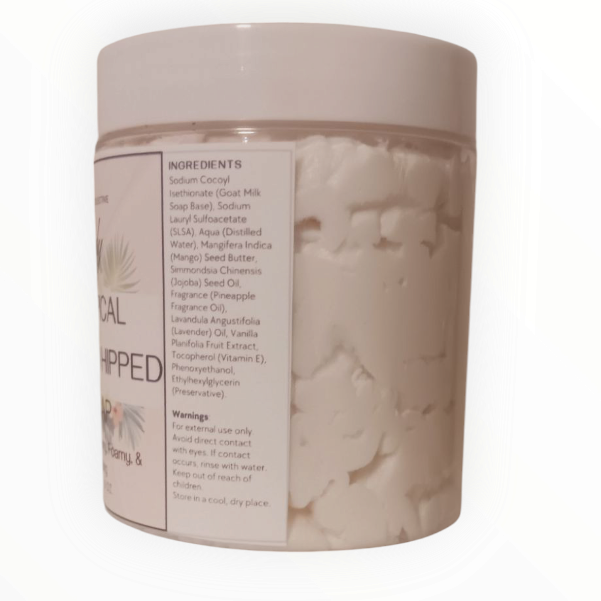 Tropical Glow Whipped Soap – Mango Pineapple Vanilla Cleanser for Radiant, Hydrated Skin