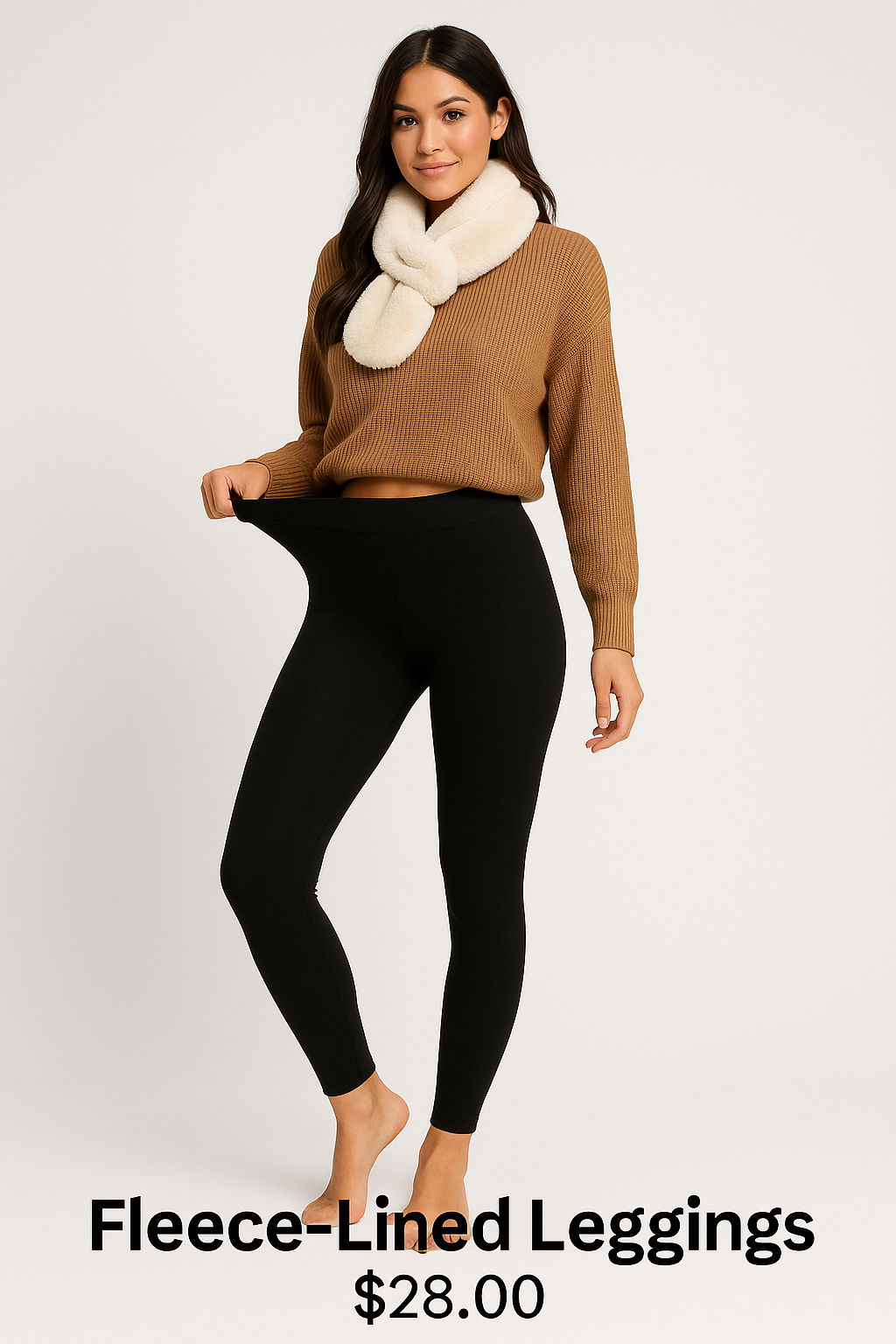 🔥 Thermal Fleece-Lined Winter Leggings – Ultimate Warmth & Comfort by Esther Collective store