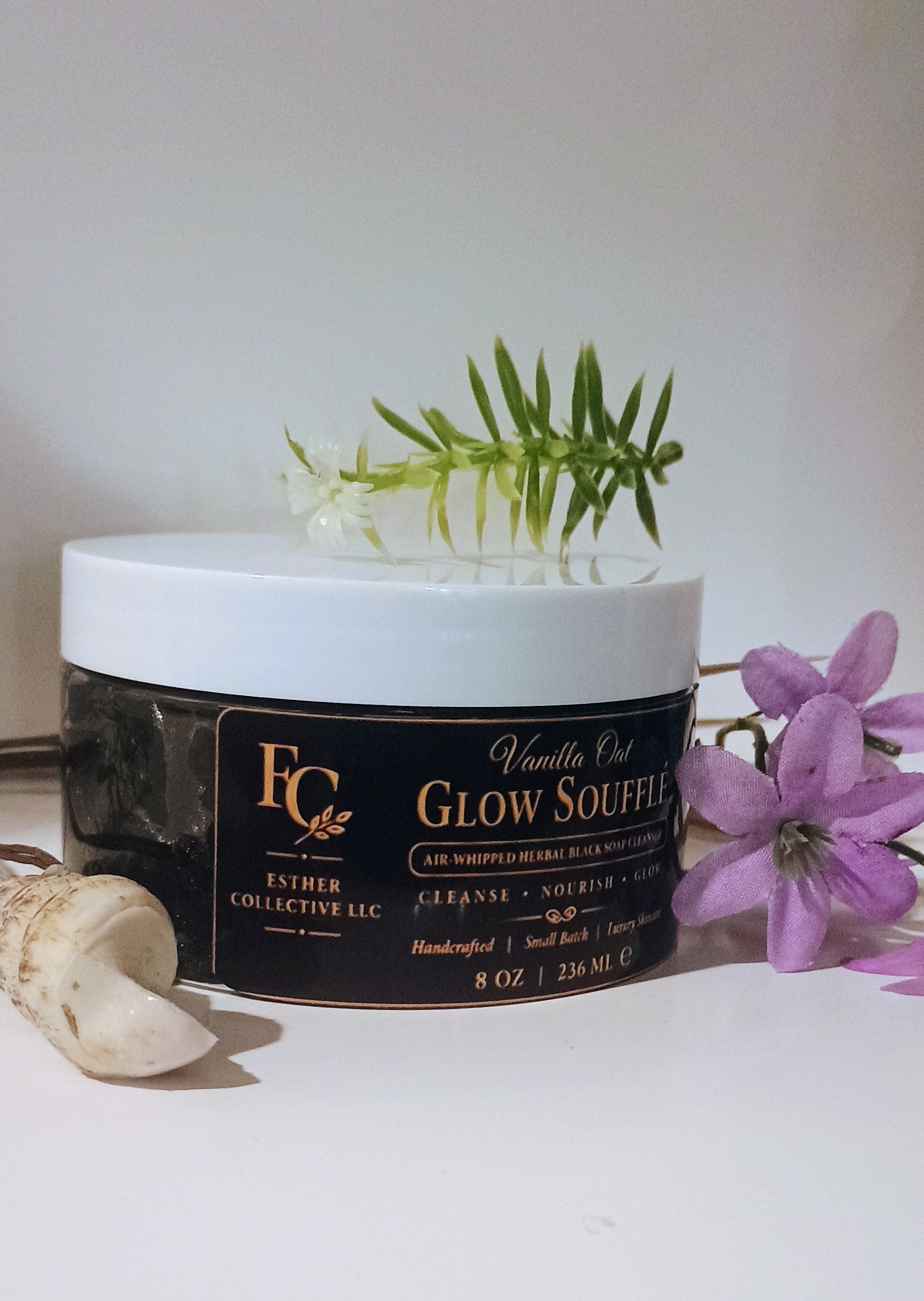 Vanilla Oat Glow Soufflé Black Soap Cleanser by Esther Collective store