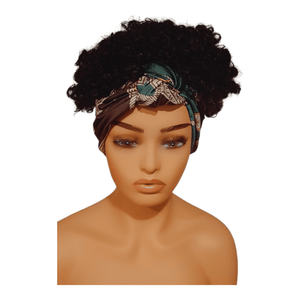 Glueless Headband Afro Puff Wig – Quick & Easy Protective Style by Esther Collective store