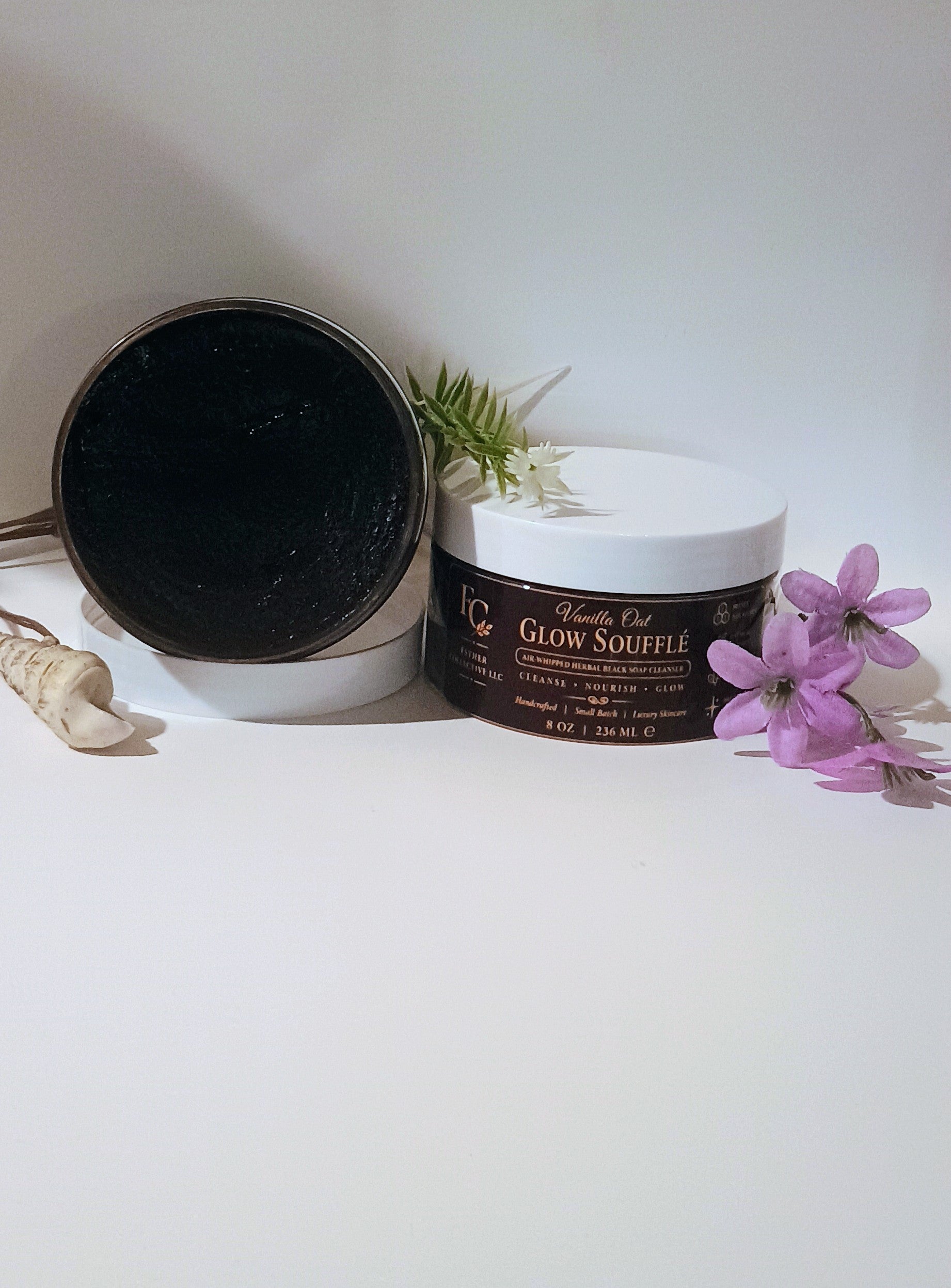 Vanilla Oat Glow Soufflé Black Soap Cleanser by Esther Collective store