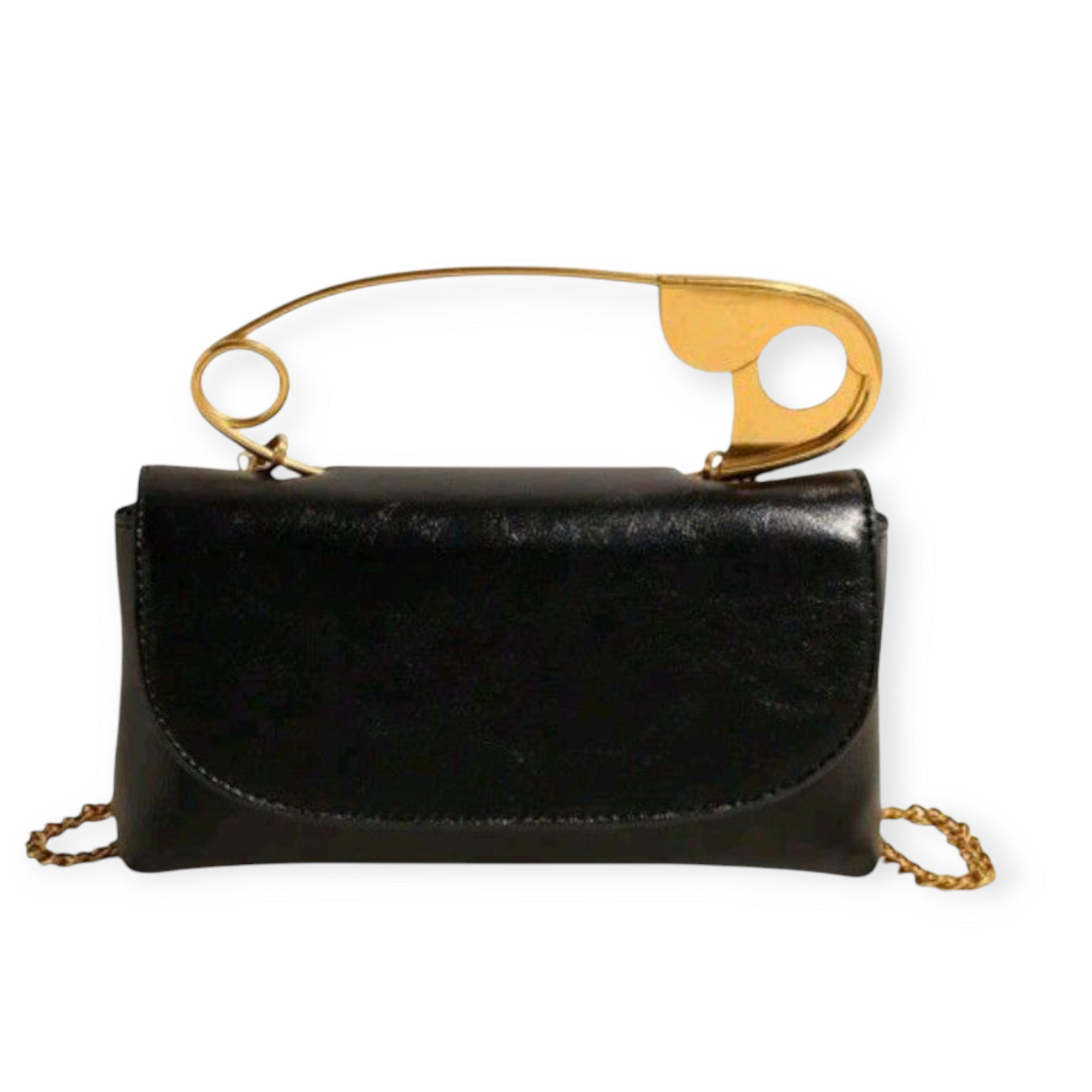 TikTok Trendy Vintage Shoulder Bag with Brooch – Chic Handbag & Crossbody for Women