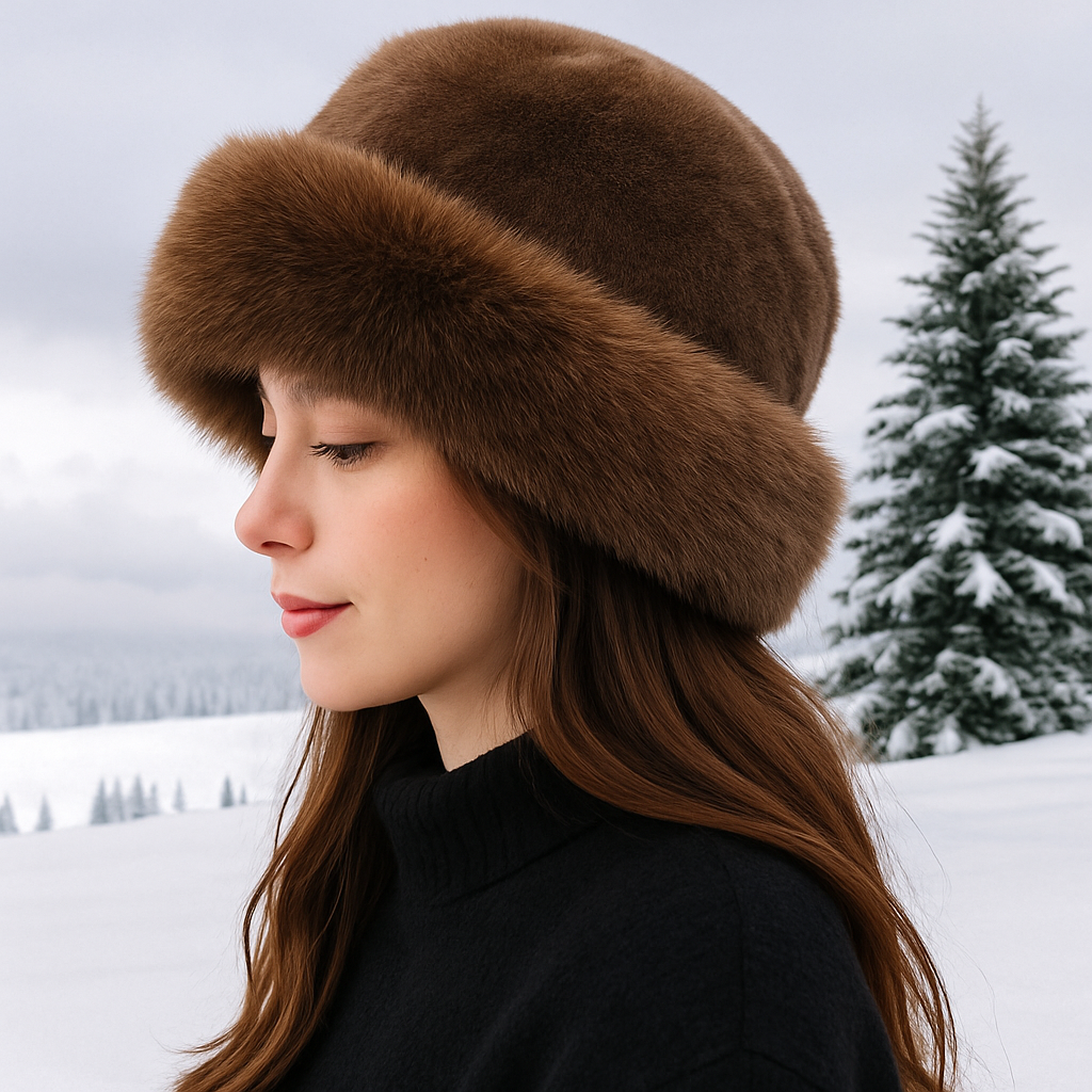 Luxury Winter Faux Fur Bucket Hat – Plush, Warm & Stylish by Esther Collective store