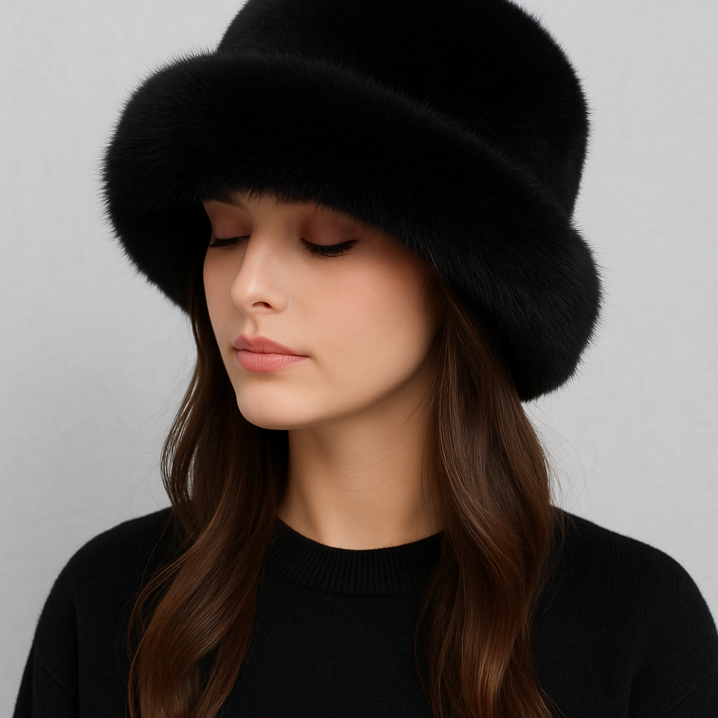 Luxury Winter Faux Fur Bucket Hat – Plush, Warm & Stylish by Esther Collective store