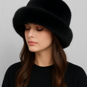 Luxury Winter Faux Fur Bucket Hat – Plush, Warm & Stylish by Esther Collective store