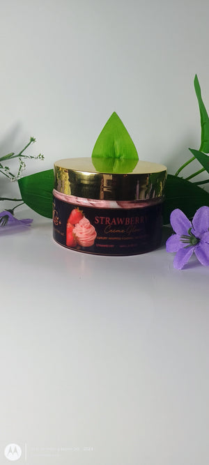 Strawberry Crème Glow — Luxury Whipped Body Scrub by Esther Collective store