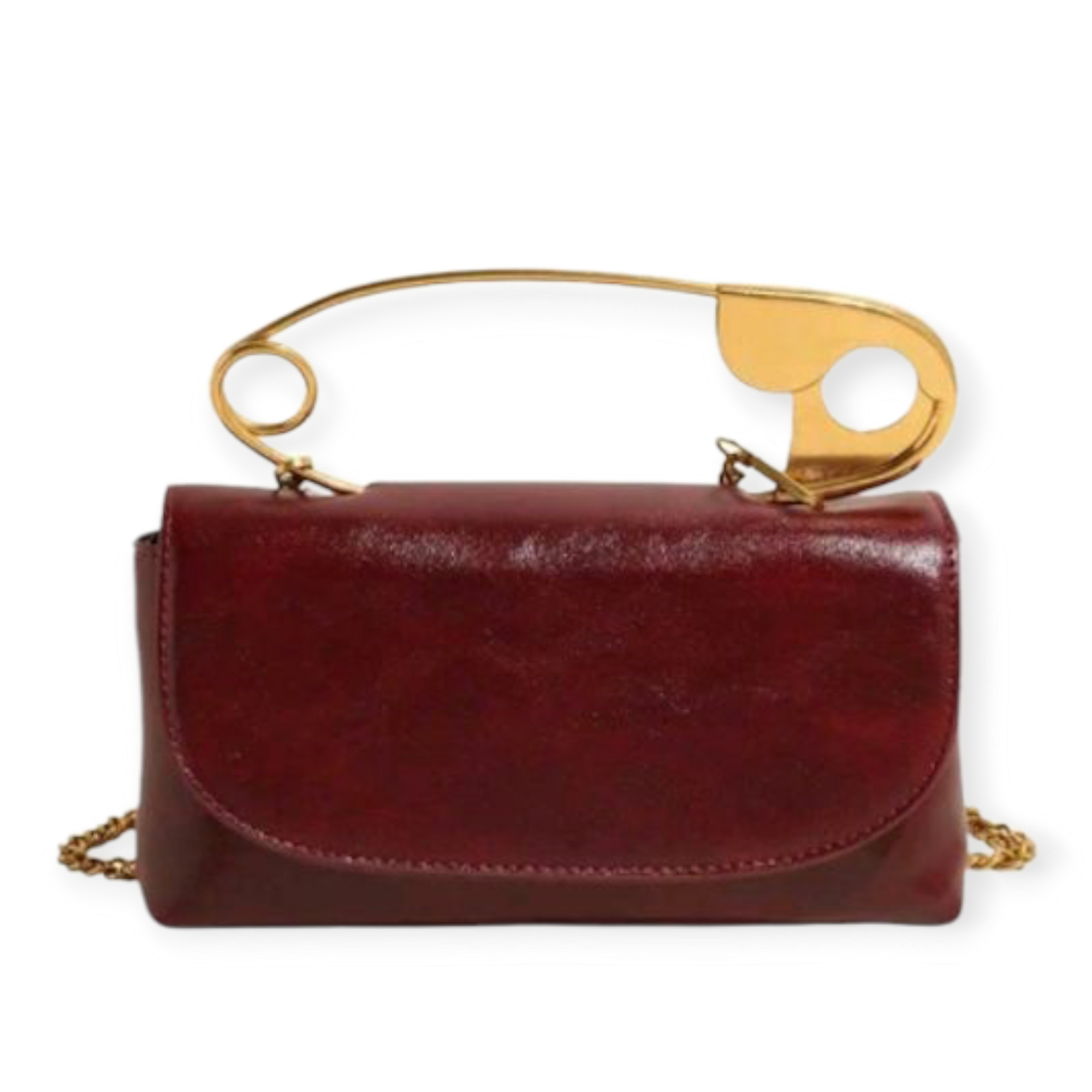 TikTok Trendy Vintage Shoulder Bag with Brooch – Chic Handbag & Crossbody for Women